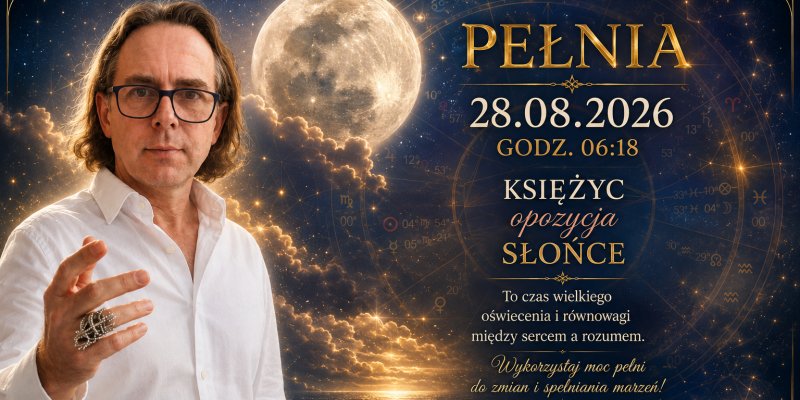 Pełnia Księżyca 28 sierpnia 2026 roku